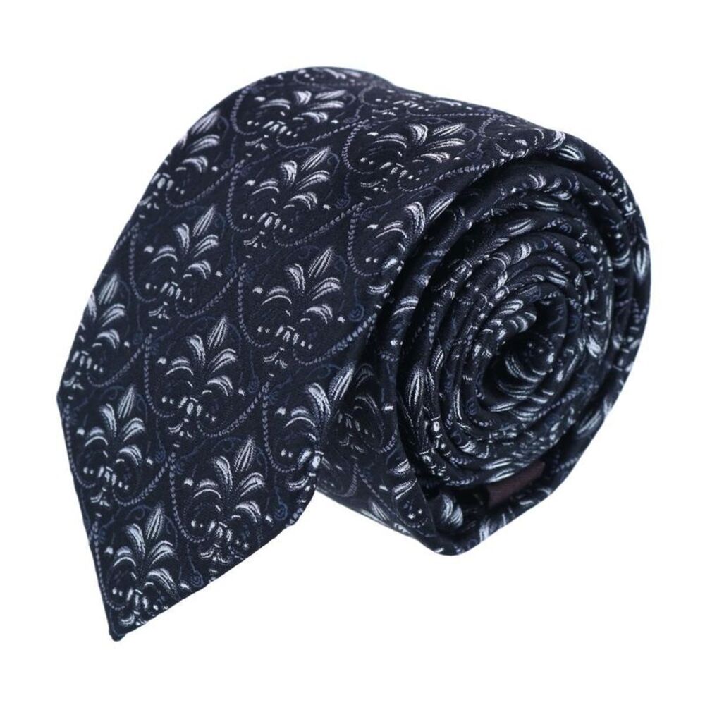 Trafalgar Domenico the Grande Damask Patterned Silk Necktie